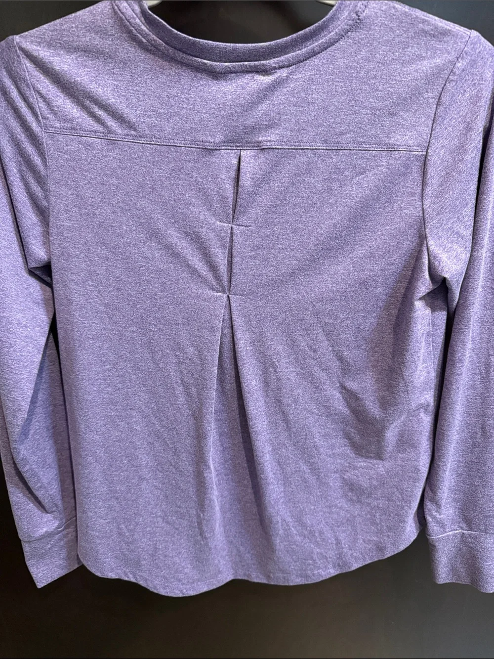 Kids' Long Sleeve Crewneck Top - Lavender Heather
